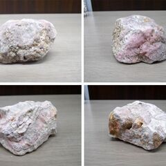 ロードクロサイト 鉱石 北海道稲倉石鉱山 古平町 5個セット 重量(5個）約821ｇ 原石 菱マンガン鉱 鉱物 インカローズ 稲倉鉱山 苫小牧西店の画像