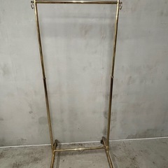 店舗什器 ハンガーラック 古着 業務用 キャスター付き 高さ調節可の画像