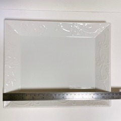 大皿　角皿　プレート　白の画像