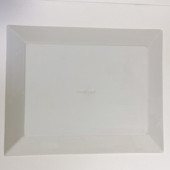大皿　角皿　プレート　白の画像