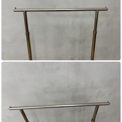 店舗什器 ハンガーラック 古着 業務用 ハンガーラック 
家庭でも 足でおして高さ調節可能の画像