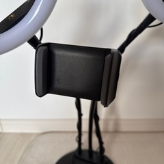 撮影、配信用リングライト2灯の画像