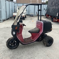 ジャンク ホンダ ジャイロキャノピー ワイドタイヤ ロンスイ ミニカー ボアアップ フルカスタム マットブラックの画像