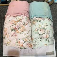 未使用品　訳あり　肌掛け布団　2枚カネボウ　ファッションケット　...
