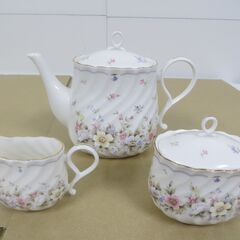 EXCEED BON by KEITO grace カップ ソーサー フルーツ皿 ティーポット 等 まとめて17点 シュガーポット ミルクポットの画像