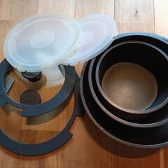 (お話中)アイリスオーヤマ　フライパンセット(9点)とホットプレートの画像