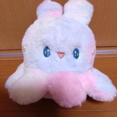 レインボー　うさぎ　メンダコ　ぬいぐるみ　DAISO　ダイソー