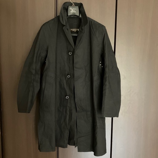 MACKINTOSH スコットランド製ステンカラーコート 黒 38