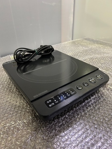【バナナ苫小牧】アイリスオーヤマ IHコンロ 1口 IHK-T392-B ブラック 2022年製 説明書付き 軽清掃済み
