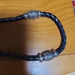 ウォレットチェーン(黒革)の画像