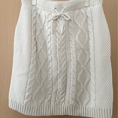 【XLサイズ】GU ケーブルニットミニスカート