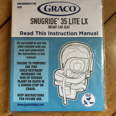 チャイルドシートGRACO SnugRide アメリカの画像