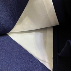 値下げ！美品！無地の着物、紺色の画像
