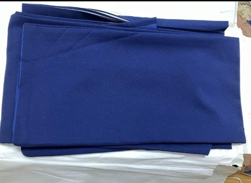 値下げ！美品！無地の着物、紺色