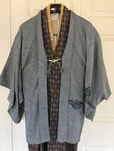 値下げ！美品、羽織、高級な総絞り、デパートで購入