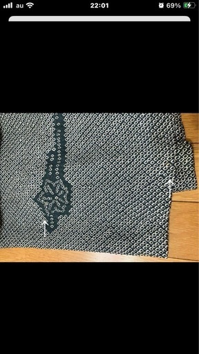 値下げ！美品、羽織、高級な総絞り、デパートで購入