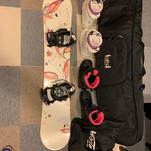 スノーボード　５点セット　24cm 25.5cm K2 Salomon