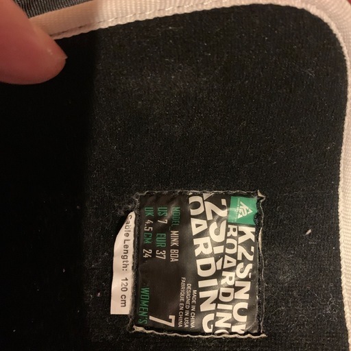 スノーボード　５点セット　24cm 25.5cm K2 Salomon