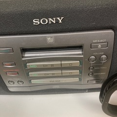 SONY CD.MDラジカセの画像