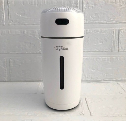 新品✨加湿器 卓上 超音波式 USB充電 バッテリー内蔵 部屋 次亜塩素酸水対応 白
