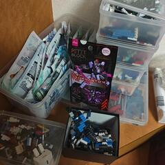 値下げダイソー　プチブロック　新品とバラいっぱい