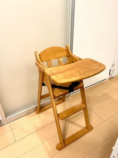 ハイチェア ベビーチェア テーブル付き 木製 ダイニング 子供家具