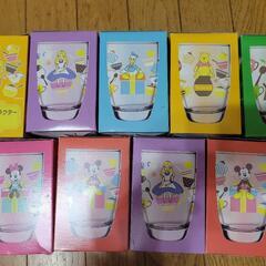 ディズニーガラスコップ９コセット