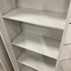 【中古オフィス家具在庫多数】美品 オープン書庫 書棚 スチール 収納 キャビネット　本棚　　検)事務机　オフィスチェア　ロッカー　ミーティングテーブル　応接ソファ 店舗 事務所 什器　美品多数　格安の画像