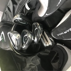 ゼビオ　ゴルフ　バッグ　クラブ　シューズ　セットの画像