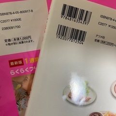 妊娠中のご飯　離乳食本の画像