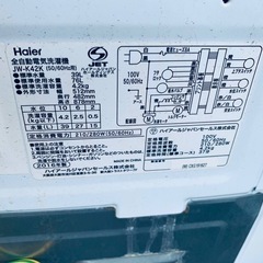 本日の目玉商品  ✅ハイアール電気洗濯機✅ ✅JW-K42K✅ の画像