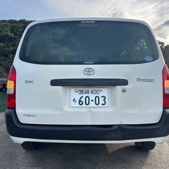 トヨタ　プロボックス　4WD パワステ　パワーウィンドウ　キーレス　AT ABS 集中ドアロック　フルフラット　ナビ　ETC 貨物車　積載400kg ダブルエアバッグ　DXコンフォート　低排出ガス　衝突安全ボディ　バン　営業車／現場車／商用車　記録簿ありの画像