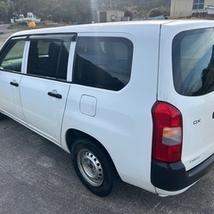 トヨタ　プロボックス　4WD パワステ　パワーウィンドウ　キーレス　AT ABS 集中ドアロック　フルフラット　ナビ　ETC 貨物車　積載400kg ダブルエアバッグ　DXコンフォート　低排出ガス　衝突安全ボディ　バン　営業車／現場車／商用車　記録簿ありの画像