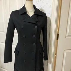 値下げ！ストレッチ、黒ハーフジャケット