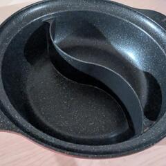 パール金属 両手鍋 紅玉色 26cm IH対応ガラス蓋付二食鍋 マルチテイスト HB-4013の画像