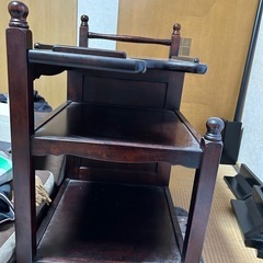 民芸家具 北の匠 キッチンワゴン 木製の画像