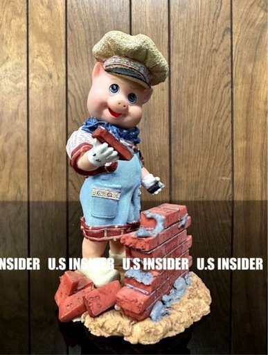 LAより入荷!!　2000年マダム・アレクサンダー / ピッグ・ウィズ・ブリックス■世界限定820個■陶器製■岐阜より即日発送!!