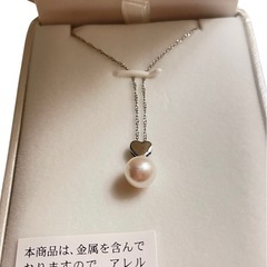 田辺真珠 真珠 パール ハートネックレス ④の画像