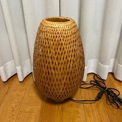 【IKEA】 バンブー　テーブルランプ

