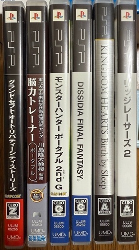 PSP-2000 本体、カセット6本セット
