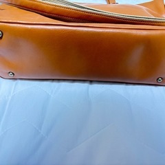 【美品】本革トートバッグ(キャメル色)の画像