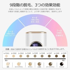 3/12まで⭐︎新品 99万発 脱毛器 メンズ レディース VIO対応 H-IPL光脱毛器 無痛脱毛器 全身脱毛の画像