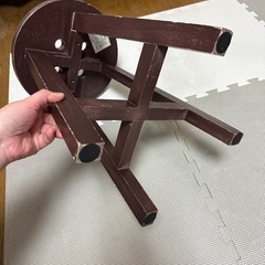 【お譲りします】アンティーク風スツール 椅子の画像