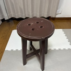 【お譲りします】アンティーク風スツール 椅子