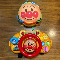 アンパンマンおでかけメロディハンドル&布ガラガラボール