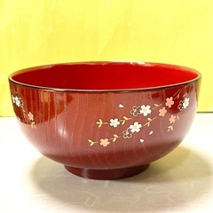 8個山中塗漆器大丼お椀お汁茶碗 お汁椀 味噌汁 スープ お家 カフェ の画像