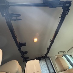 釣り竿/車載用ロッドホルダー組み立て済(4本かけられます)の画像