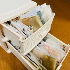 【取引中】テディベア　サンプル布あげます！