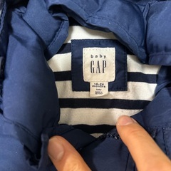 現物確認後購入OK✳︎美品✴︎ベビーギャップ　90cm フード付きダウン　コート　中綿　の画像
