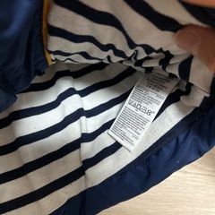 現物確認後購入OK✳︎美品✴︎ベビーギャップ　90cm フード付きダウン　コート　中綿　の画像